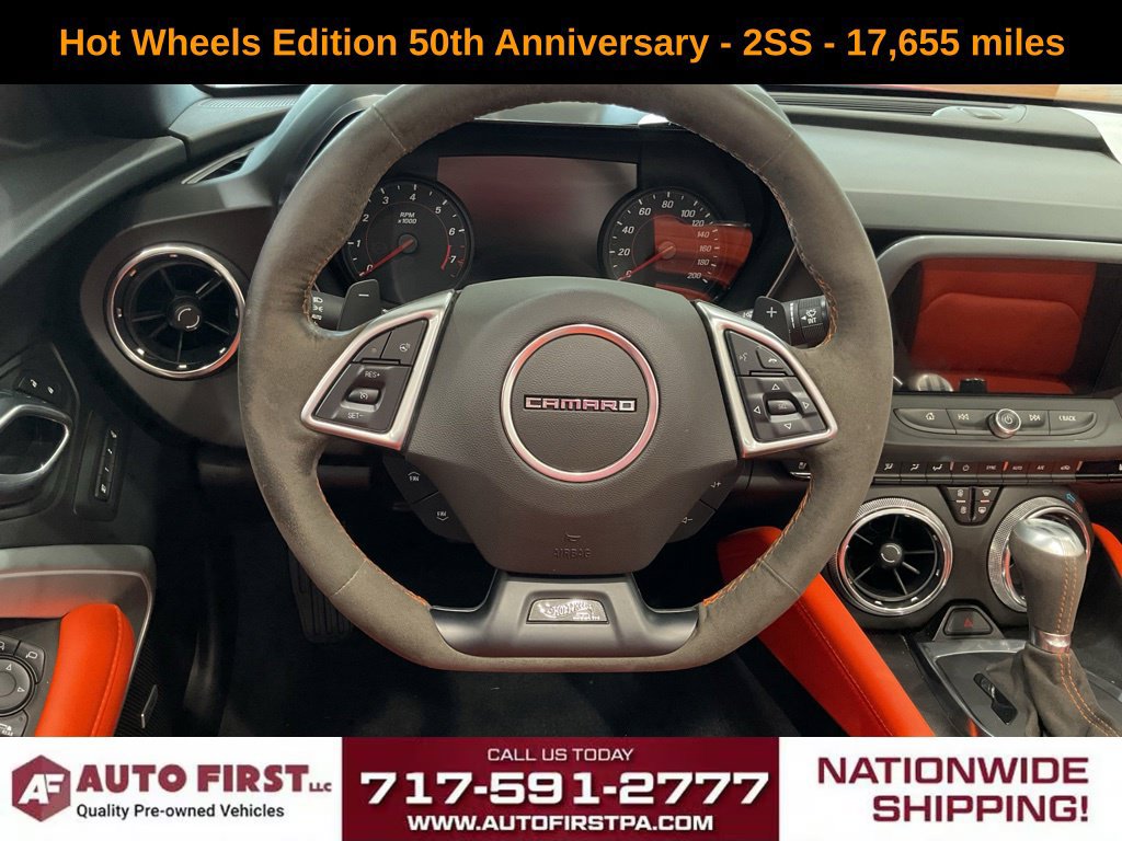 Used 2018 Chevrolet Camaro SS w/ Hot Wheels Edition RWD image 31