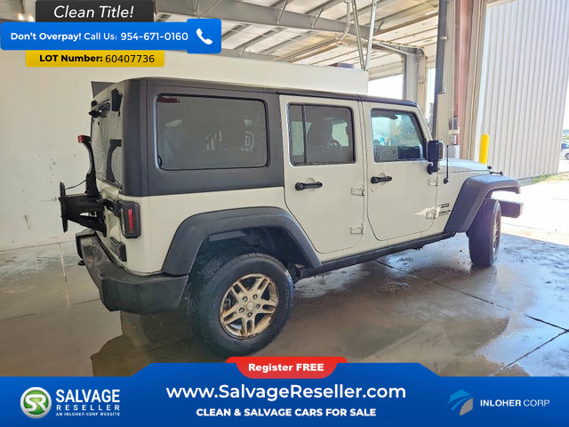 Used 2017 Jeep Wrangler Unlimited Sport w/ Quick Order Package 24S AWD/4WD image 4