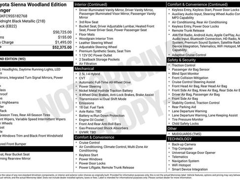Used 2025 Toyota Sienna XLE Woodland Edition AWD/4WD image 28