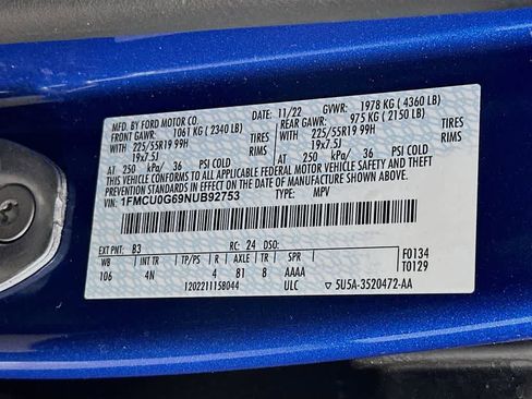 Certified 2022 Ford Escape SE w/ SE Sport Appearance Package image 23