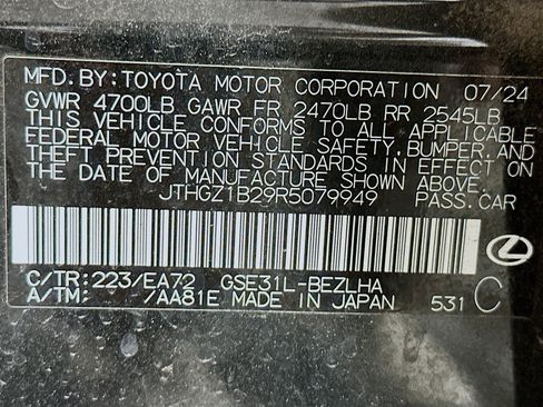 Used 2024 Lexus IS 350 F Sport w/ Navigation Package RWD image 37