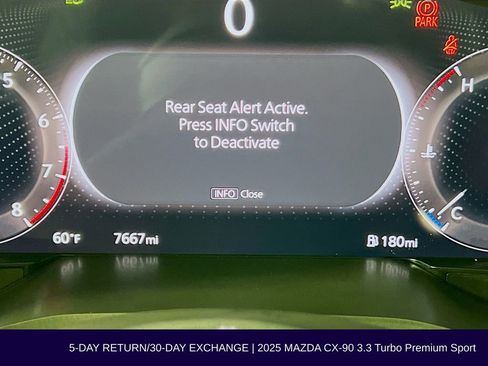 Used 2025 MAZDA CX-90 3.3 Turbo w/ Premium Sport Pkg image 16