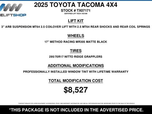 Used 2025 Toyota Tacoma TRD Off-Road image 2