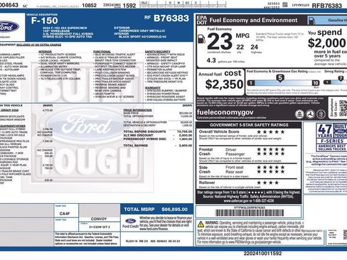Used 2024 Ford F150 XLT w/ Equipment Group 302A MID AWD/4WD image 4