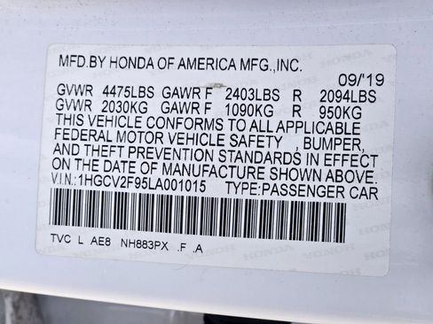 Used 2020 Honda Accord Touring image 36