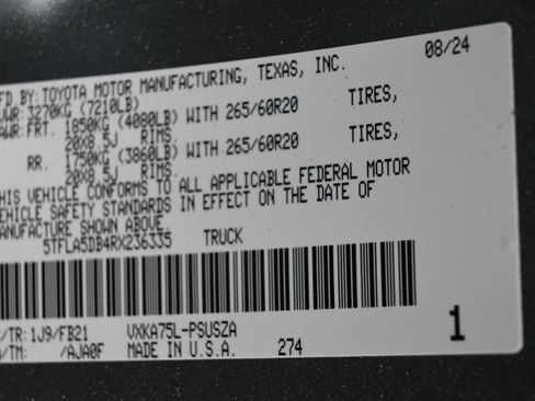 Used 2024 Toyota Tundra SR5 w/ SR5 Convenience Package AWD/4WD image 32