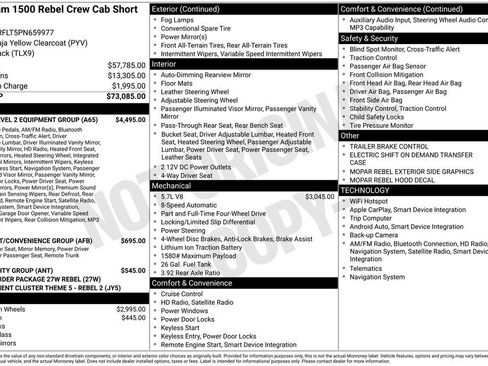 Used 2023 RAM 1500 Rebel w/ Rebel Level 2 Equipment Group AWD/4WD image 38