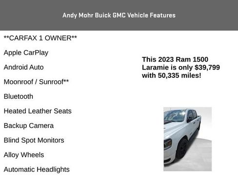 Used 2023 RAM 1500 Laramie AWD/4WD image 4