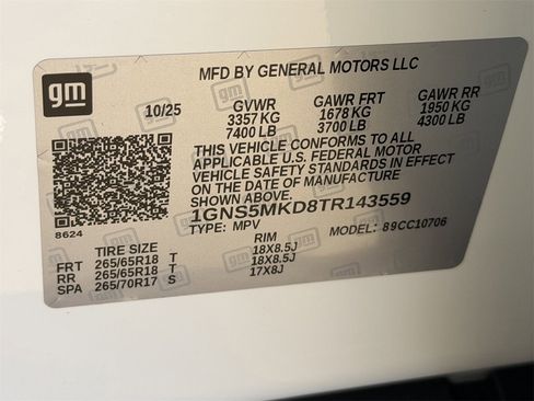 New 2026 Chevrolet Tahoe LS image 24