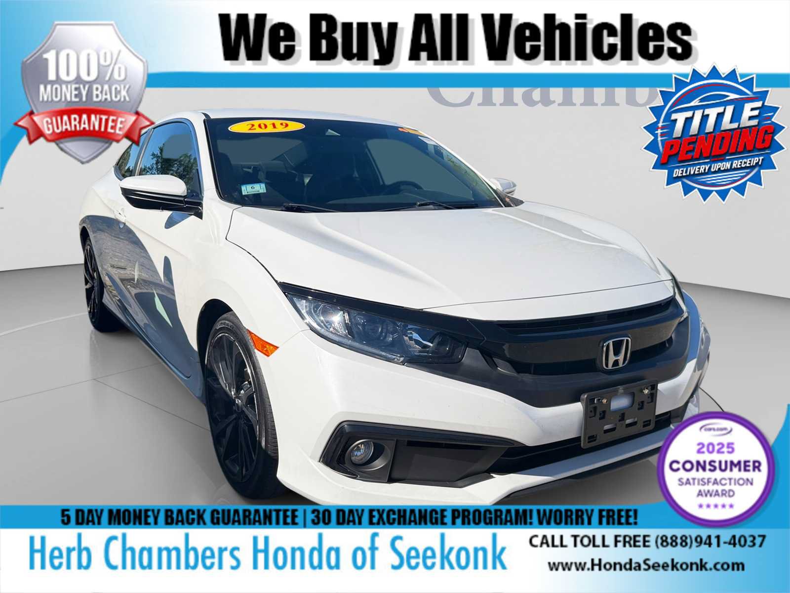 Used 2019 Honda Civic Sport image 1