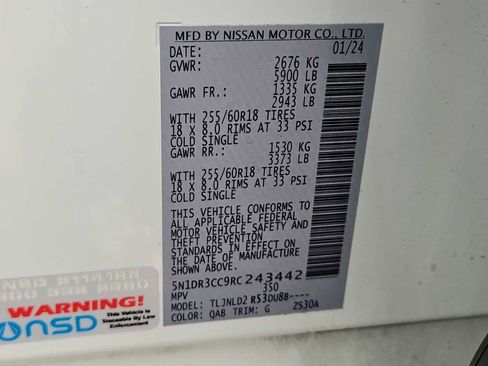 Used 2024 Nissan Pathfinder SL image 52