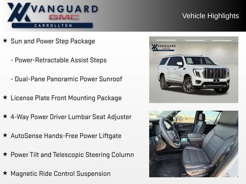 New 2026 GMC Yukon XL Denali w/ Sun & Power Step Package image 15