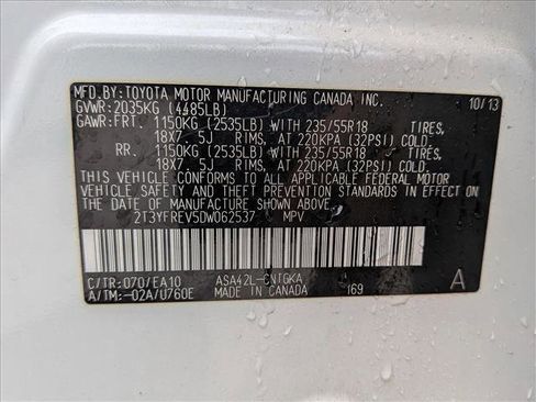 Used 2013 Toyota RAV4 Limited image 20