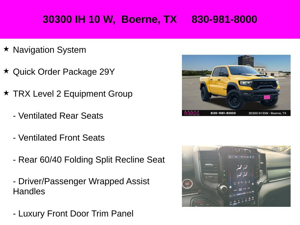 Used 2023 RAM 1500 TRX w/ TRX Level 2 Equipment Group AWD/4WD image 10