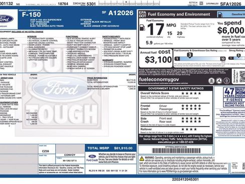 Used 2025 Ford F150 Tremor w/ Equipment Group 402A High image 38