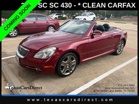 Used 2006 Lexus SC 430 Convertible image 1
