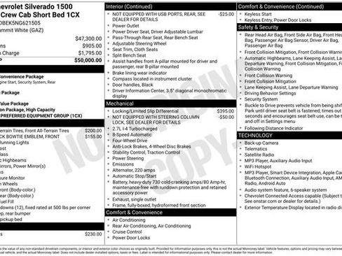 Used 2022 Chevrolet Silverado 1500 Custom AWD/4WD image 1
