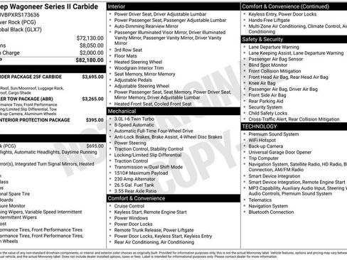 Certified 2024 Jeep Wagoneer Series II AWD/4WD image 25