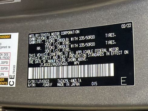 Certified 2022 Lexus NX 350 F Sport image 33