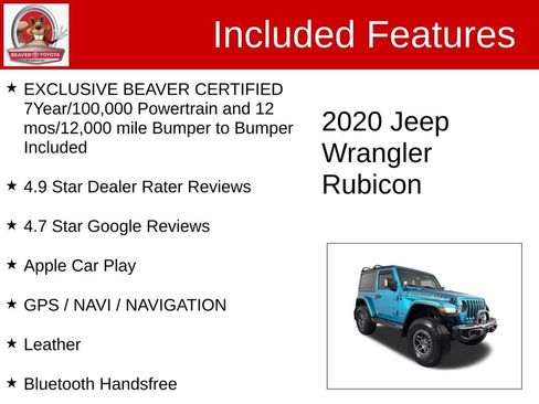 Used 2020 Jeep Wrangler Rubicon AWD/4WD image 4
