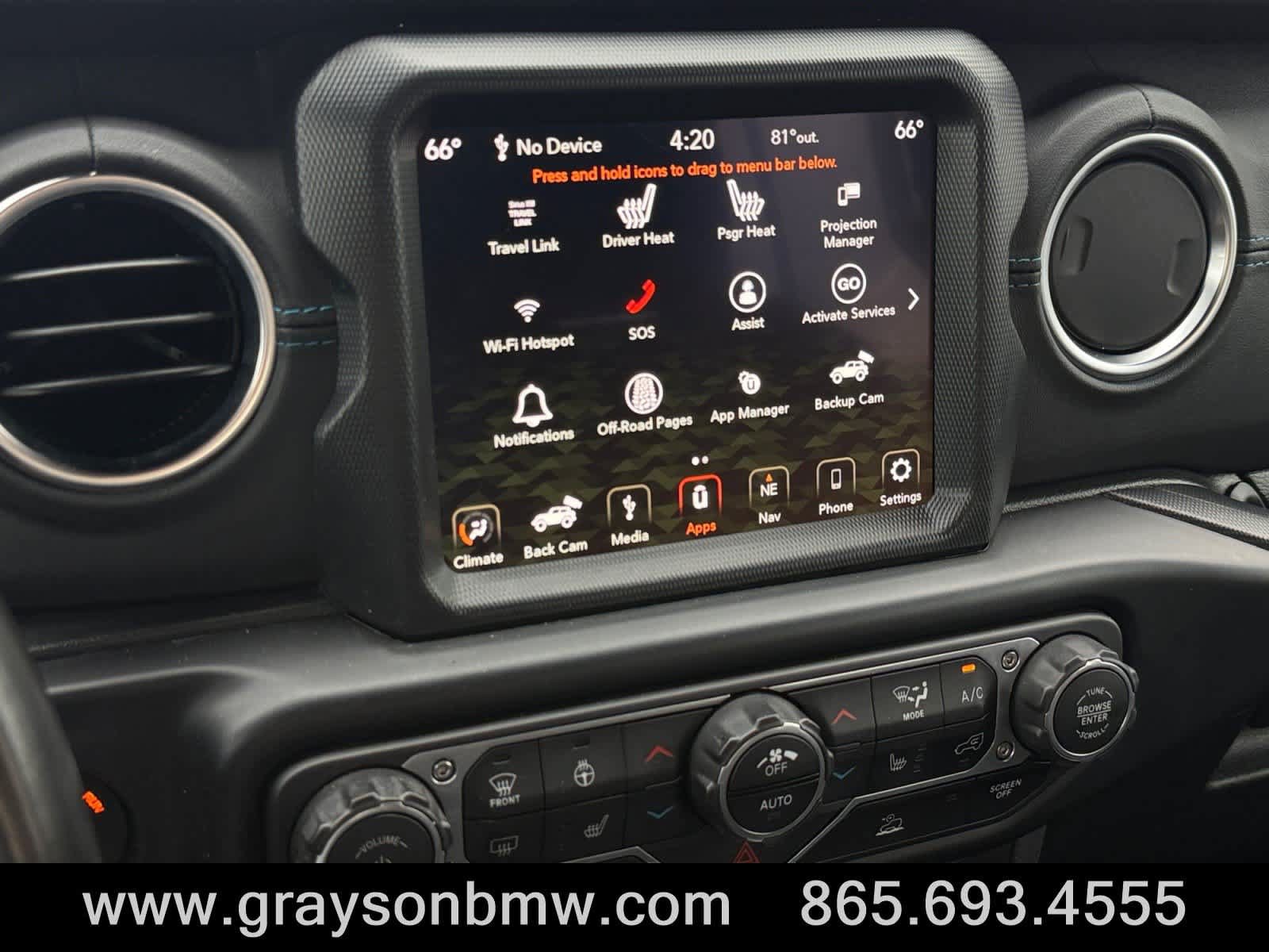 Used 2022 Jeep Wrangler Unlimited Rubicon 4xe w/ Cold Weather Group AWD/4WD image 34