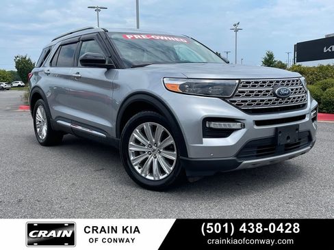 Used 2022 Ford Explorer Limited w/ Class IV Trailer Tow Package AWD/4WD image 1