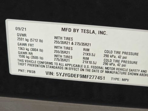 Used 2021 Tesla Model Y Performance image 24