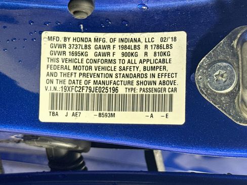 Used 2018 Honda Civic EX image 37