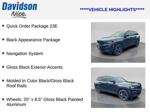 Used 2023 Jeep Grand Cherokee Limited w/ Black Appearance Package AWD/4WD image 4