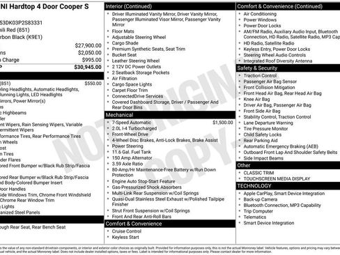 Used 2023 MINI Cooper S FWD image 1