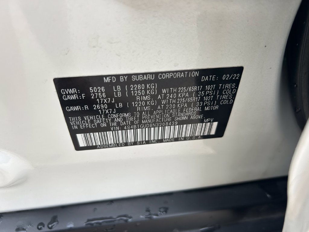 Used 2022 Subaru Outback Wilderness AWD/4WD image 10