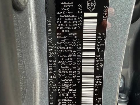 Used 2026 Toyota Camry SE w/ Multimedia Upgrade Package FWD image 9