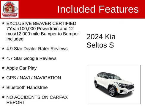 Used 2024 Kia Seltos S FWD image 4