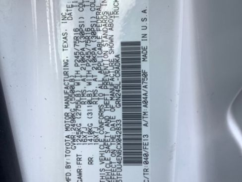 Used 2012 Toyota Tacoma 4x4 Access Cab V6 w/ Convenience Pkg image 23