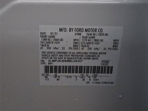 Used 2021 Lincoln Nautilus AWD w/ Equipment Group 101A image 28