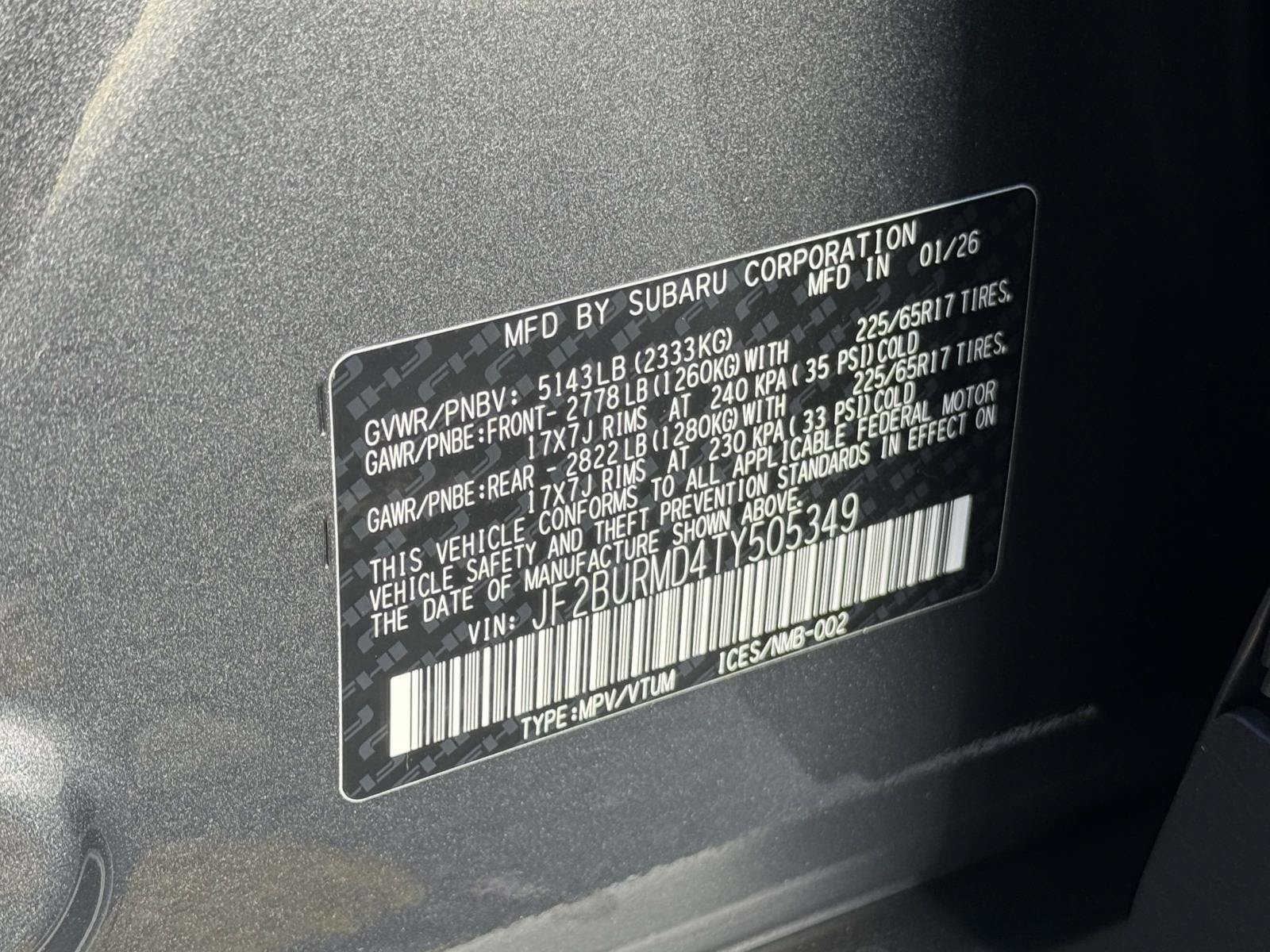 Used 2026 Subaru Outback Wilderness AWD/4WD image 25