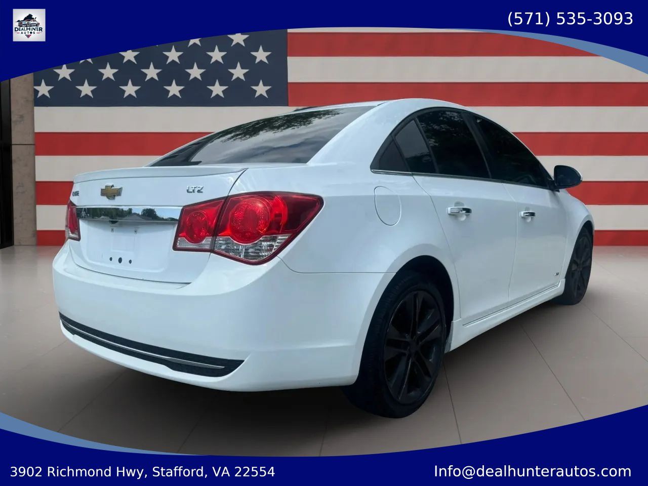 Used 2015 Chevrolet Cruze LTZ w/ Sun, Sound and Sport Package FWD image 6
