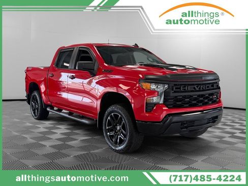 Used 2025 Chevrolet Silverado 1500 Custom Trail Boss w/ Turbomax Blackout Package AWD/4WD image 1