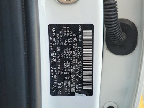 Certified 2022 Hyundai Tucson Blue w/ Cargo Package image 31