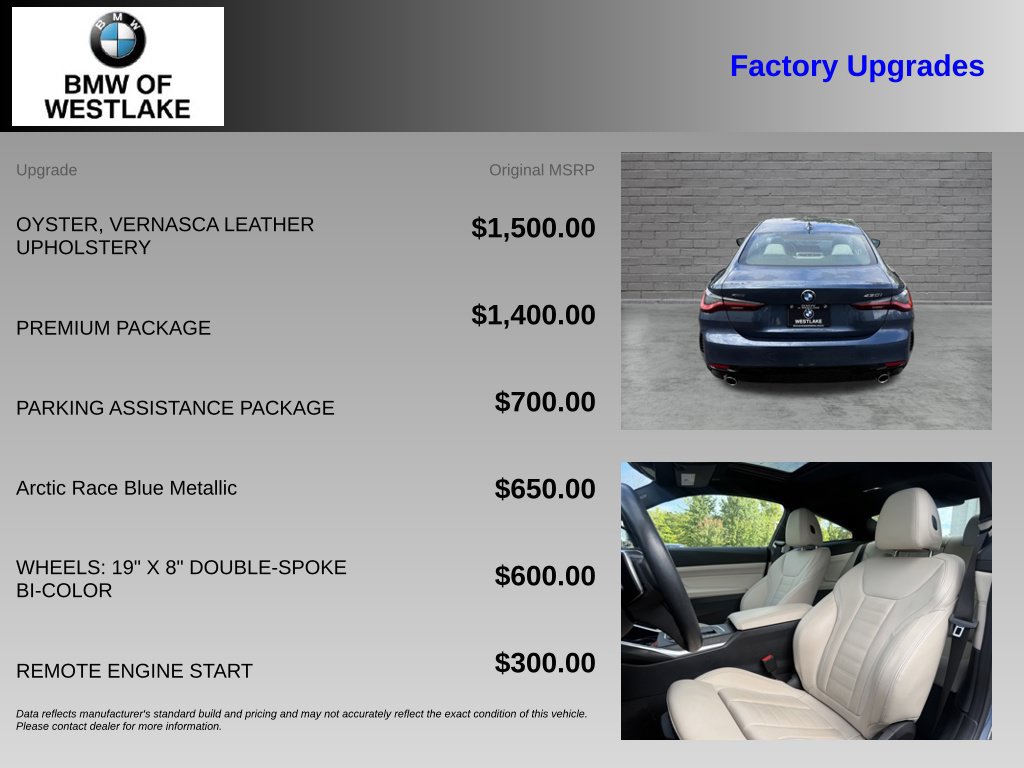Used 2023 BMW 430i xDrive Coupe w/ Premium Package AWD/4WD image 4