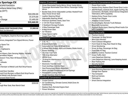 Used 2026 Kia Sportage EX w/ EX Panorama Roof Package AWD/4WD image 25