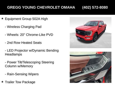 Used 2023 Ford F150 Lariat w/ Equipment Group 502A High image 9