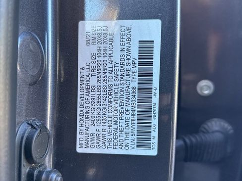 Certified 2021 Honda Passport Touring image 24