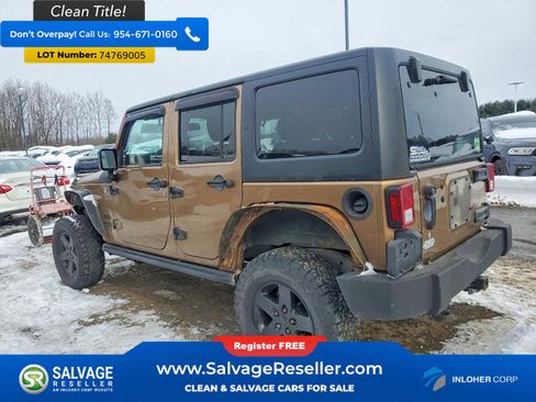 Used 2015 Jeep Wrangler Unlimited Sport w/ Quick Order Package 24S AWD/4WD image 3