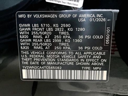 New 2026 Volkswagen Atlas SE FWD image 18