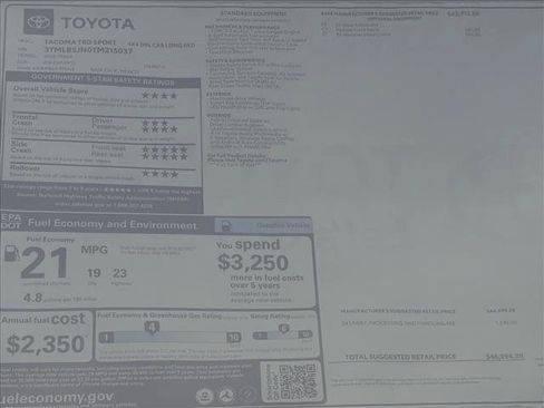 New 2026 Toyota Tacoma TRD Sport image 24