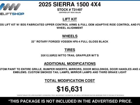 Used 2025 GMC Sierra 1500 Denali w/ Technology Package image 2