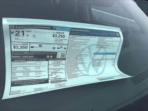 New 2026 Volkswagen Atlas Peak Edition AWD/4WD image 17