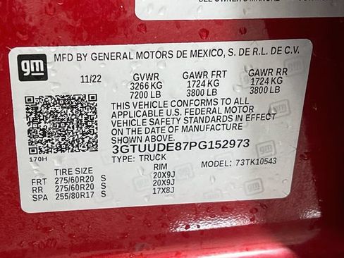 Used 2023 GMC Sierra 1500 SLT w/ SLT Premium Package AWD/4WD image 9