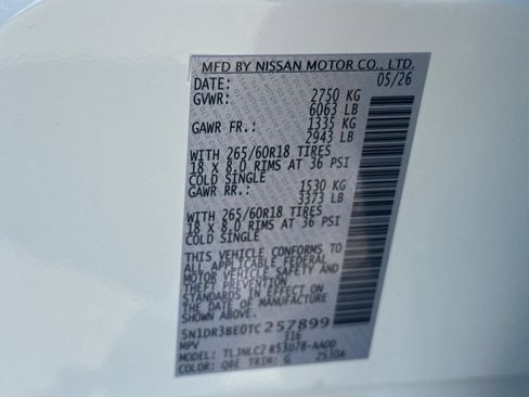 New 2026 Nissan Pathfinder Rock Creek AWD/4WD image 33